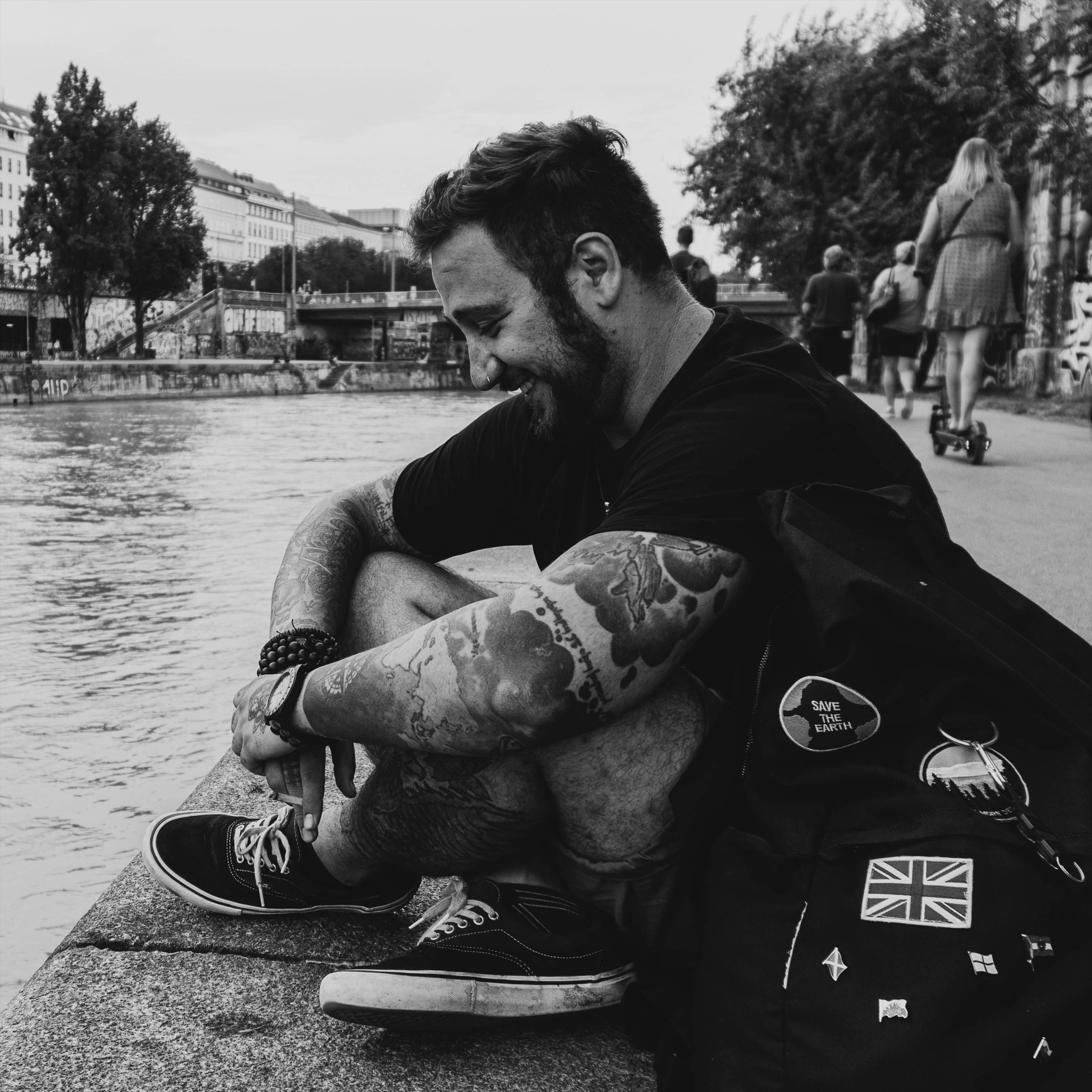 Andrew Kltcz by the water